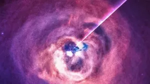 NASA shares sounds of a black hole 200 million light years away