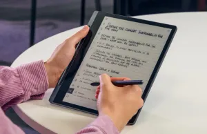 Lenovo made an E-ink/OLED combo laptop as well as their answer to the Amazon Scribe