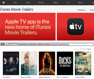 RIP iTunes Movie Trailers